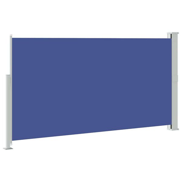 vidaXL Auvent lat&eacute;ral r&eacute;tractable de patio 170x300 cm Bleu