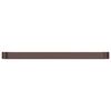 vidaXL Lit sur&eacute;lev&eacute; de jardin Acier galvanis&eacute; marron