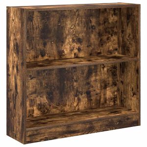 vidaXL Biblioth&egrave;que ch&ecirc;ne fum&eacute; 80x24x76 cm bois d'ing&eacute;nierie