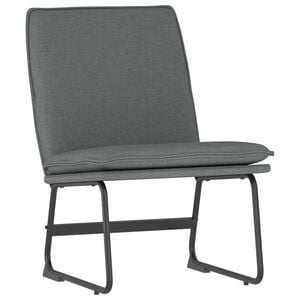 vidaXL Chaise longue Gris fonc&eacute; 52x75x76 cm Tissu