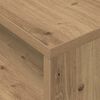 vidaXL Table d'appoint 2 pcs Ch&ecirc;ne artisanal 40,5 x 40 x 45 cm