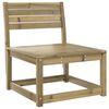 vidaXL Salon de jardin 6 pcs bois de pin impr&eacute;gn&eacute;