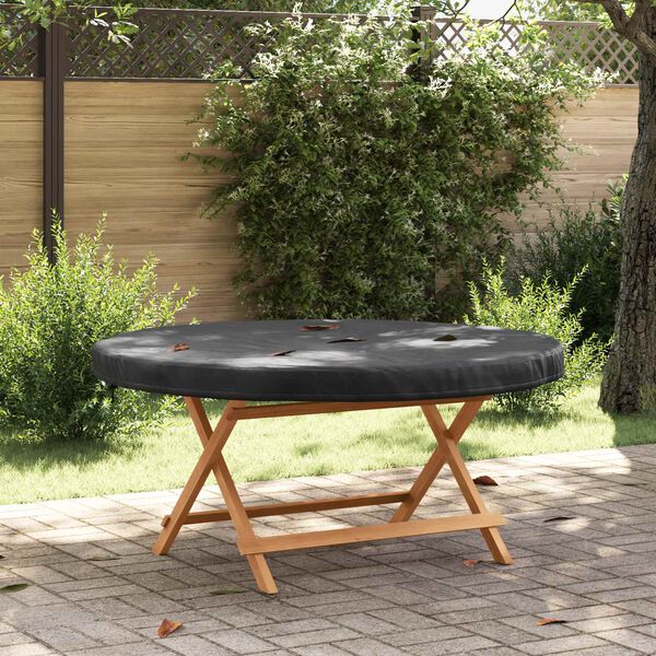 vidaXL Housse de Table Ext&eacute;rieure 122 x 122 x 10 cm Tissu Oxford 600D