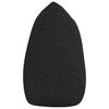 vidaXL Coussin de Dos Noir 140 x 24 x 50 cm tissu