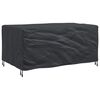 vidaXL Housse pour meubles Uni Noir 172 x 113 x 73 cm 210D