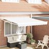 vidaXL Auvent Blanc 3 x 2,5 m Polyester et m&eacute;tal