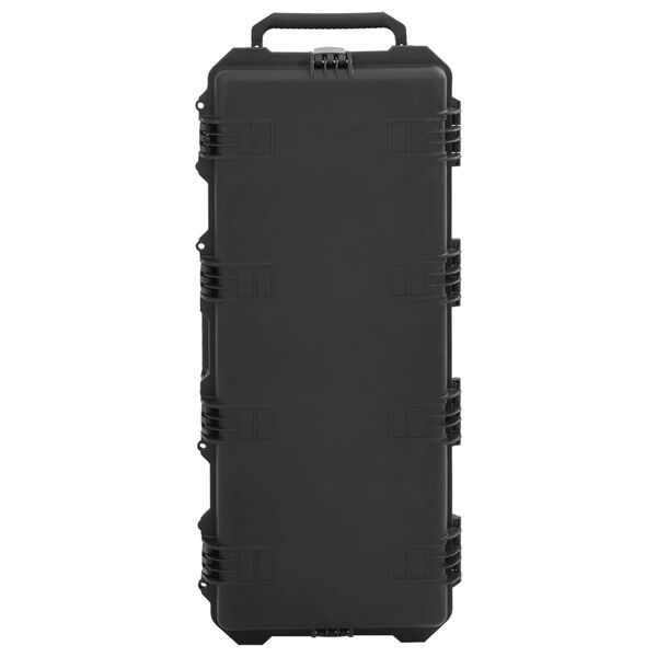 vidaXL Valise de vol portable Noir 100,5x42x17 cm PP