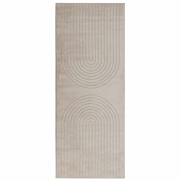 vidaXL Tapis de surface Rectangulaire Beige 200 x 80 cm