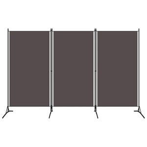 vidaXL Cloison de s&eacute;paration 3 panneaux Anthracite 260x180 cm