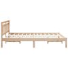 vidaXL Cadre de lit Marron 140 x 200 cm Pin massif
