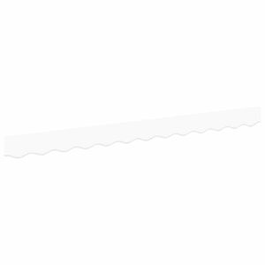 vidaXL Remplacement de lambrequin Blanc 230 x 20 cm Polyester