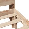 vidaXL Lit biblioth&egrave;que sans matelas 90x190 cm bois de pin massif