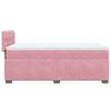 vidaXL Sommier &agrave; lattes de lit et matelas Rose 80x200 cm Velours