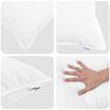 vidaXL Duvet d'hiver avec oreiller 2 pcs Blanc Plume de canard
