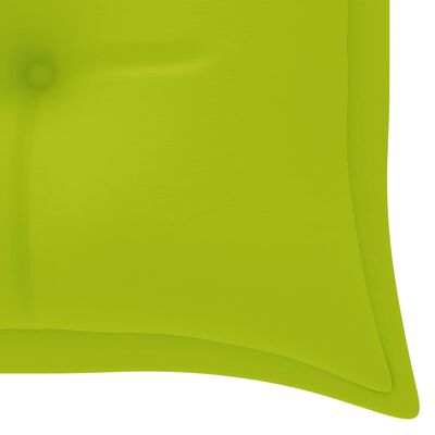 vidaXL Coussin de balancelle Vert vif 150 cm Tissu