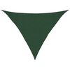 vidaXL Voile d'ombrage 160 g/m&sup2; Vert fonc&eacute; 3,5x3,5x4,9 m PEHD