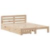 vidaXL Cadre de lit sans matelas 150x200 cm bois de pin massif