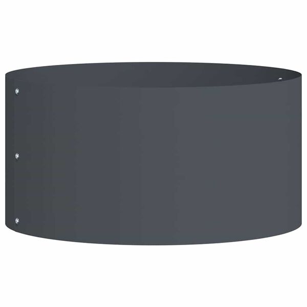 vidaXL Anneau de jardini&egrave;re Anthracite 40 x 40 x 20 cm