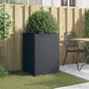 vidaXL Jardinière anthracite 52x48x75 cm acier