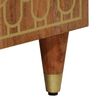 vidaXL Table de chevet 50x33x60 cm bois de manguier massif