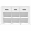vidaXL Buffet Blanc 100x30x59,5 cm Bois d'ingénierie