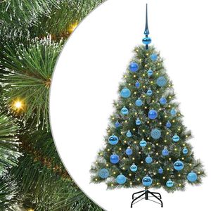 vidaXL Sapin de No&euml;l artificiel avec 150 LED Vert 120 cm PE et PVC