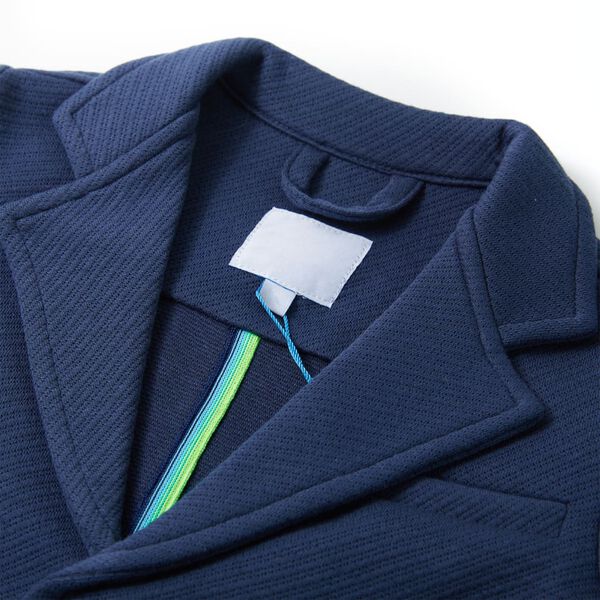 Veste de costume pour enfants bleu fonc&eacute; 104