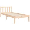 vidaXL Cadre de lit sans matelas 90x200 cm bois de pin massif