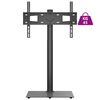 vidaXL Meuble TV d'angle 1 niveau pour 32-65 pouces noir