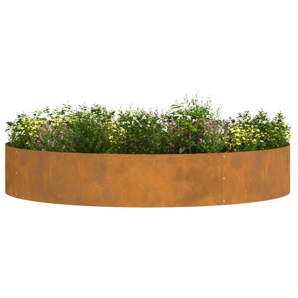 vidaXL Cache-pot de jardin 5 pcs Marron 120 x 120 x 20 cm