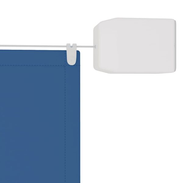 vidaXL Auvent vertical Bleu 100x800 cm Tissu oxford