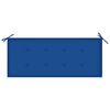 vidaXL Banc de jardin avec coussin 135 cm Bois d'acacia massif