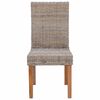 vidaXL Chaise de salle &agrave; manger 2 pcs Gris Kubu 45 x 54 x 93 cm