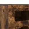 vidaXL Meuble TV Ch&ecirc;ne fum&eacute; 80 x 35 x 40 cm Bois d'ing&eacute;nierie