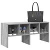 vidaXL &Eacute;tag&egrave;re &agrave; chaussures empilable sonoma gris 89,5x30x40 cm