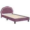 vidaXL Cadre de lit pour enfants avec t&ecirc;te de lit Violet 80 x 200 cm