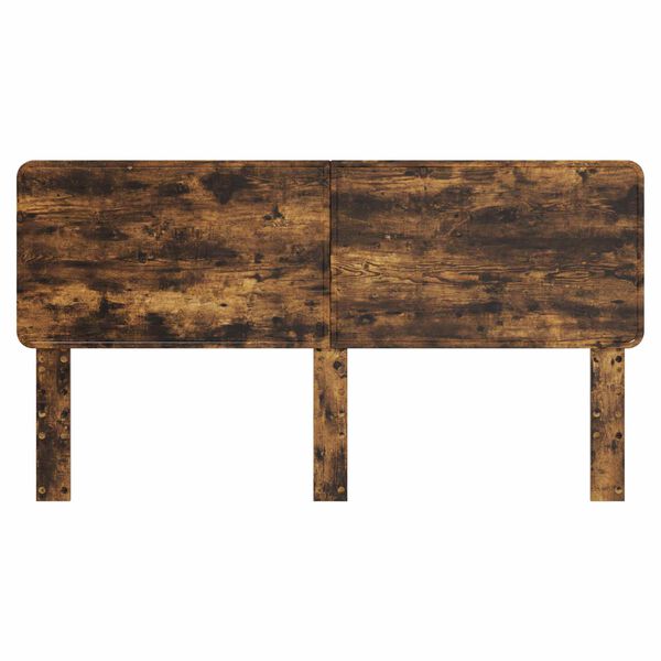 vidaXL T&ecirc;te de lit Ch&ecirc;ne fum&eacute; 180 cm Bois d'ing&eacute;nierie