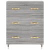 vidaXL Buffet sonoma gris 69,5x34x90 cm bois d'ing&eacute;nierie