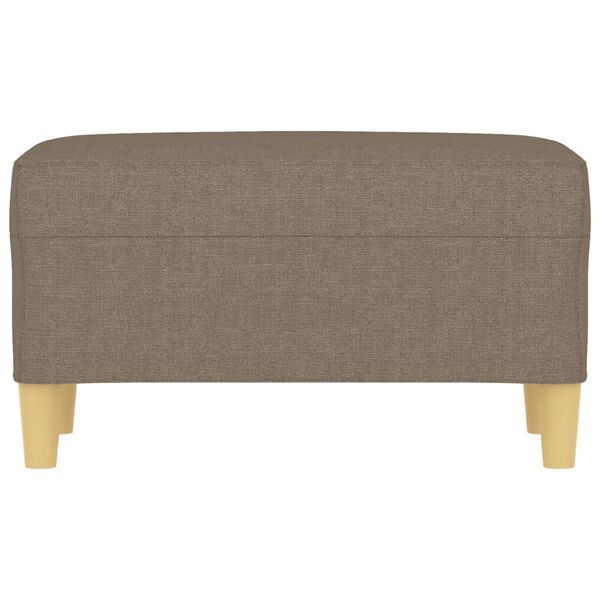 vidaXL Banc Taupe 70x35x41 cm Tissu