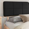 vidaXL Cadre de lit avec t&ecirc;te de lit rembourr&eacute;e Noir 180 x 200 cm