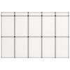 vidaXL Mur d'affichage exposition pliable 15 panneaux 302x200 cm Blanc