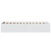 vidaXL Cadre de lit sans matelas blanc 90x200 cm
