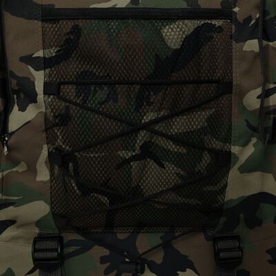 vidaXL Sac à dos en style d'armée XXL 100 L camouflage