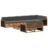 vidaXL Ensemble de canap&eacute;s d'ext&eacute;rieur 9 pc