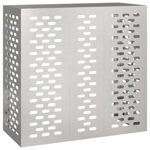 vidaXL Housse de climatiseur Argent 110 x 50 x 105 cm Acier inoxydable