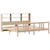 vidaXL Lit biblioth&egrave;que sans matelas 200x200 cm bois massif de pin