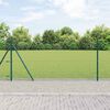vidaXL Poteau de cl&ocirc;ture. Vert 25 x 1 m (maille 40 x 40 mm)