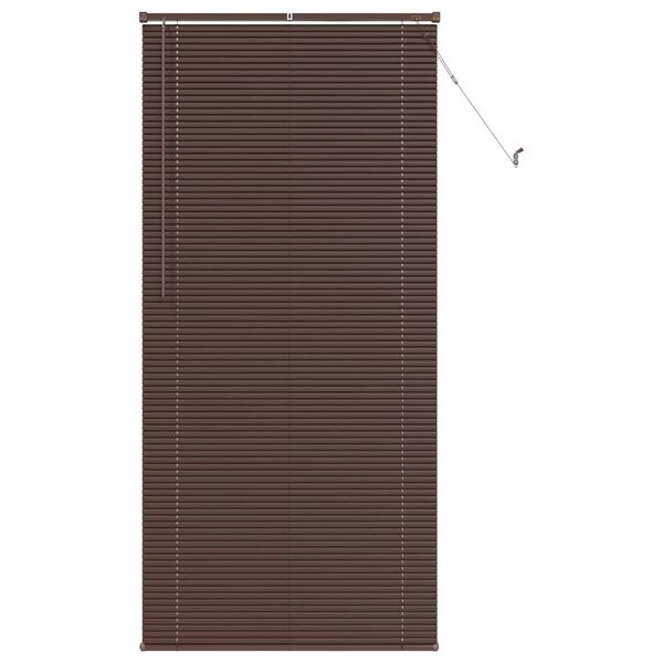 vidaXL Store V&eacute;nitien Marron fonc&eacute; avec motif 213 x 100 cm PVC