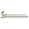 vidaXL Cadre de lit Marron 140 x 190 cm bois