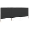 vidaXL Paravent 3 panneaux Tissu 400 x 160 cm Anthracite